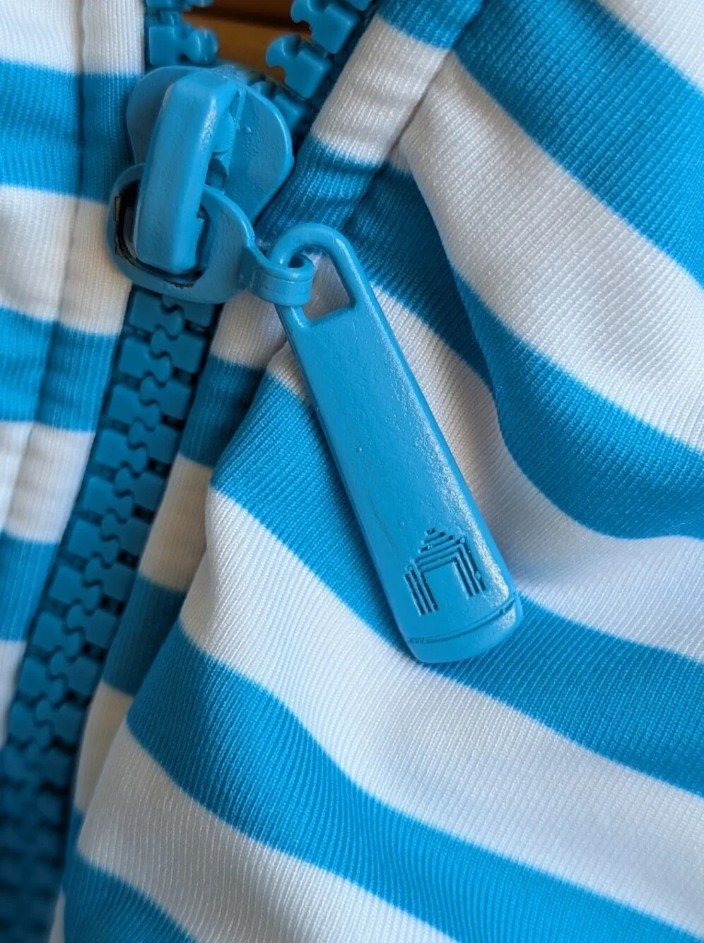 Cabana Life Striped Rashguard Paddleboard Unisuit Blue/White - Size S
